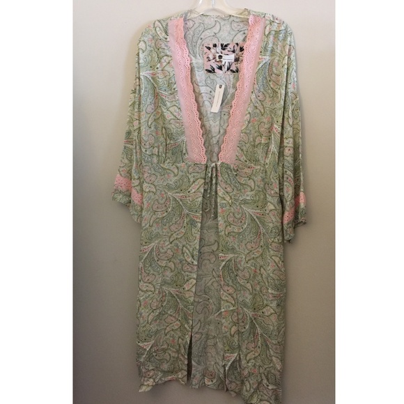 Anthropologie Floreat Paisley Robe - Picture 7 of 7